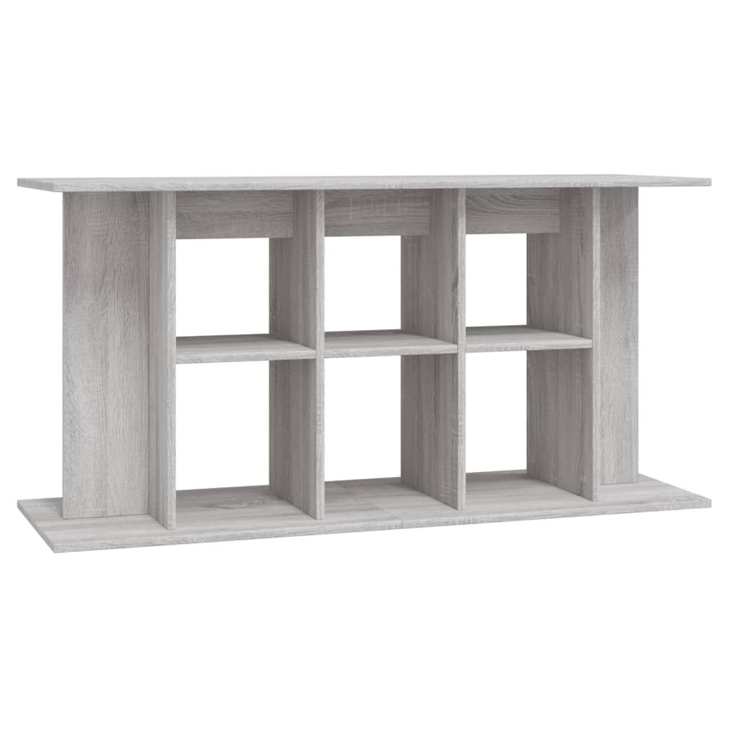 vidaXL Aquariumständer Grau Sonoma 120x40x60 cm Holzwerkstoff