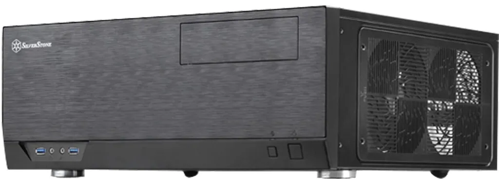 Boîtier HTPC Desktop SilverStone SST-GD09B pour Serveur Multimédia ATX