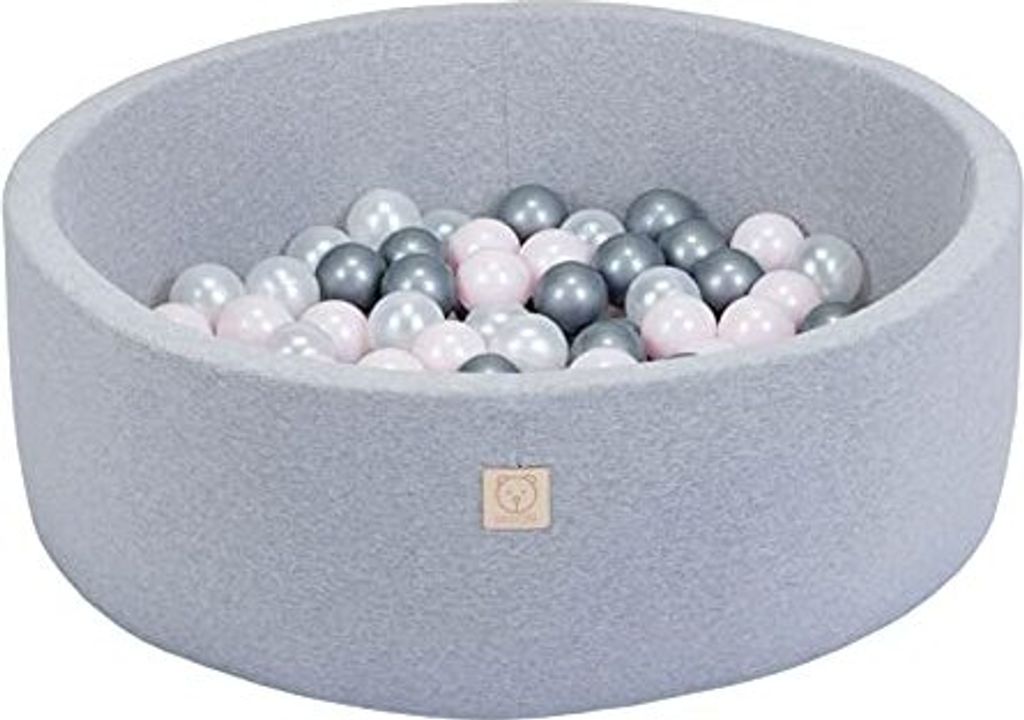 MISIOO Smart Bällebad 90x30 cm Rund für Baby Kleinkinder, Produktbild 