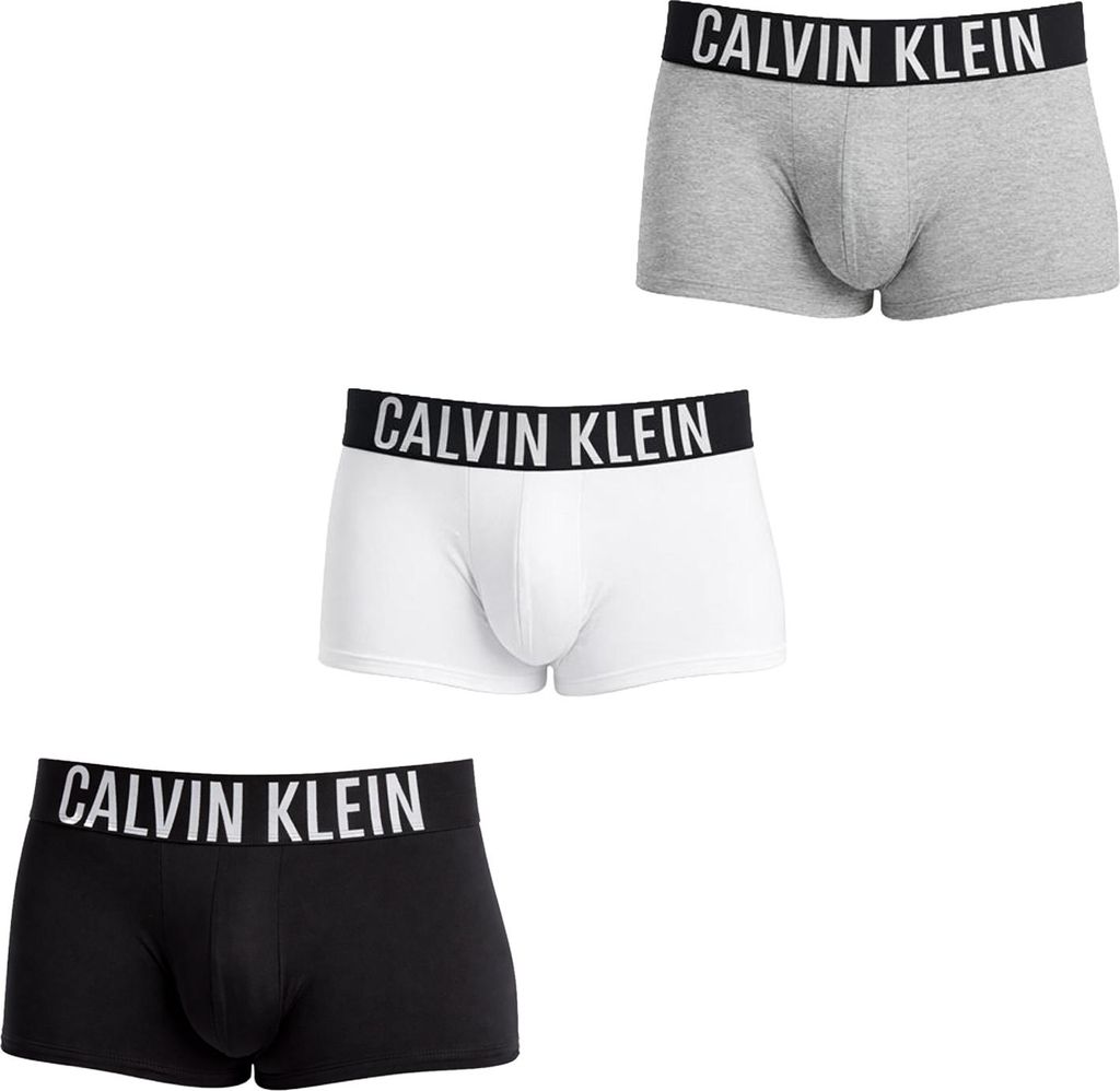 Calvin Klein 3er-Pack Herren-Boxershorts, Intense Power Baumwolle Stretch Trunks NB3608A
