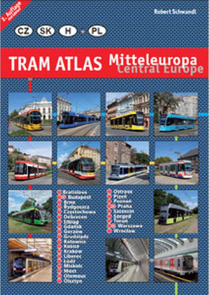 Tram Atlas Mitteleuropa Central Europe - Guide complet des réseaux - 2