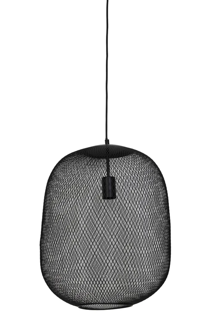Light & Living REILLEY Lampe à suspendre Noir Ø40x48cm - Lustre Design