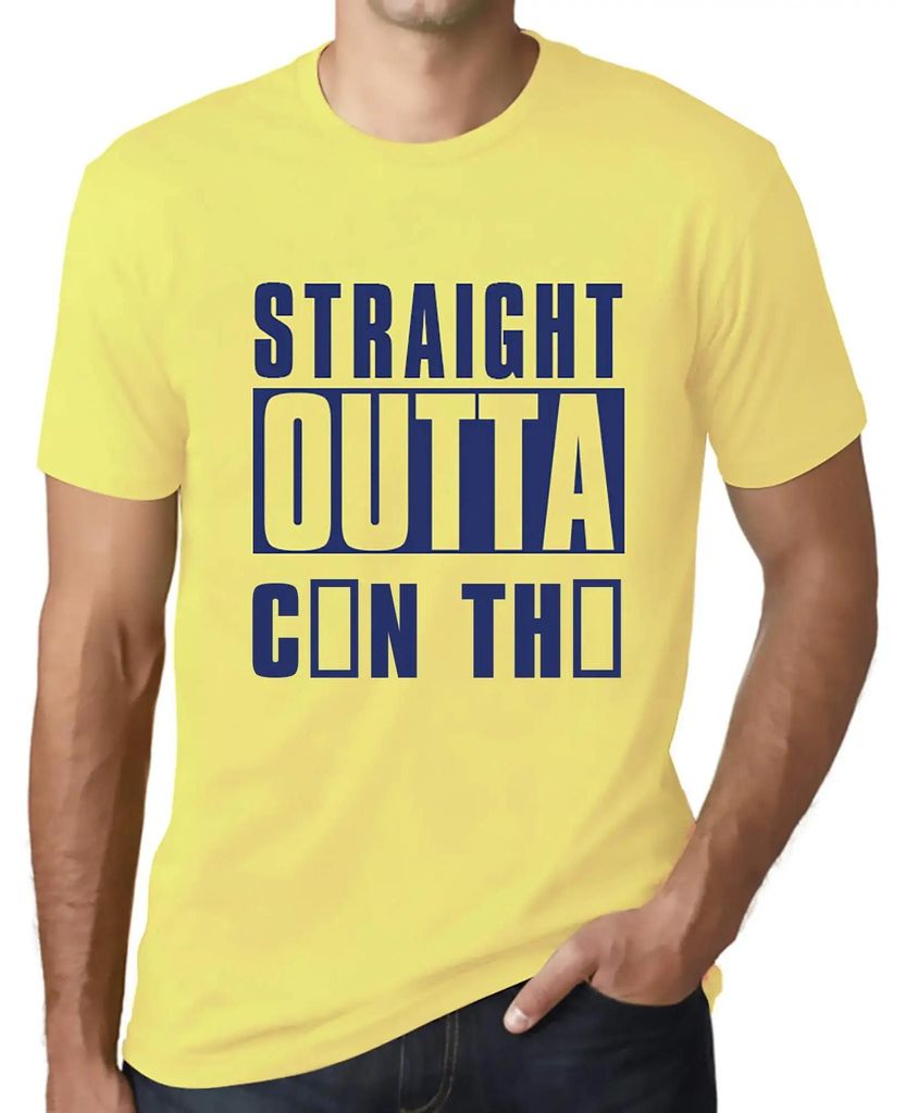 Herren Grafik T-Shirt Direkt aus cần thở – Straight Outta Cần Thở – Öko-Verantwortlich Vintage Jahrgang Kurzarm Lustige Druck Geburtst...