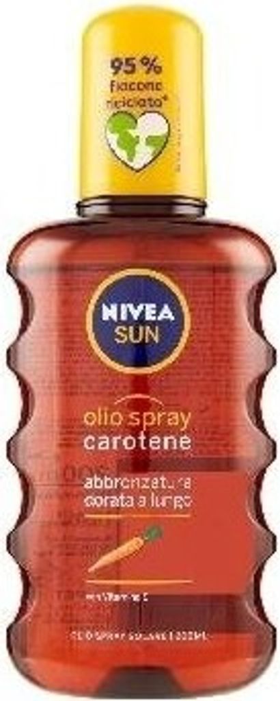 Nivea Sun Carotene Oil Spray Deep Tanning Skin Hydrates 200 Produktbild 