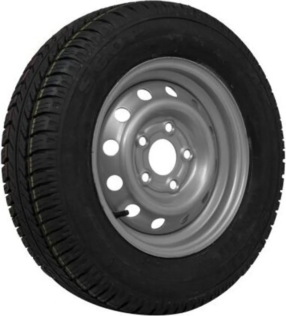 Roue 175/70 R13 5 trous anti-vibration pour stabiliser votre remorque