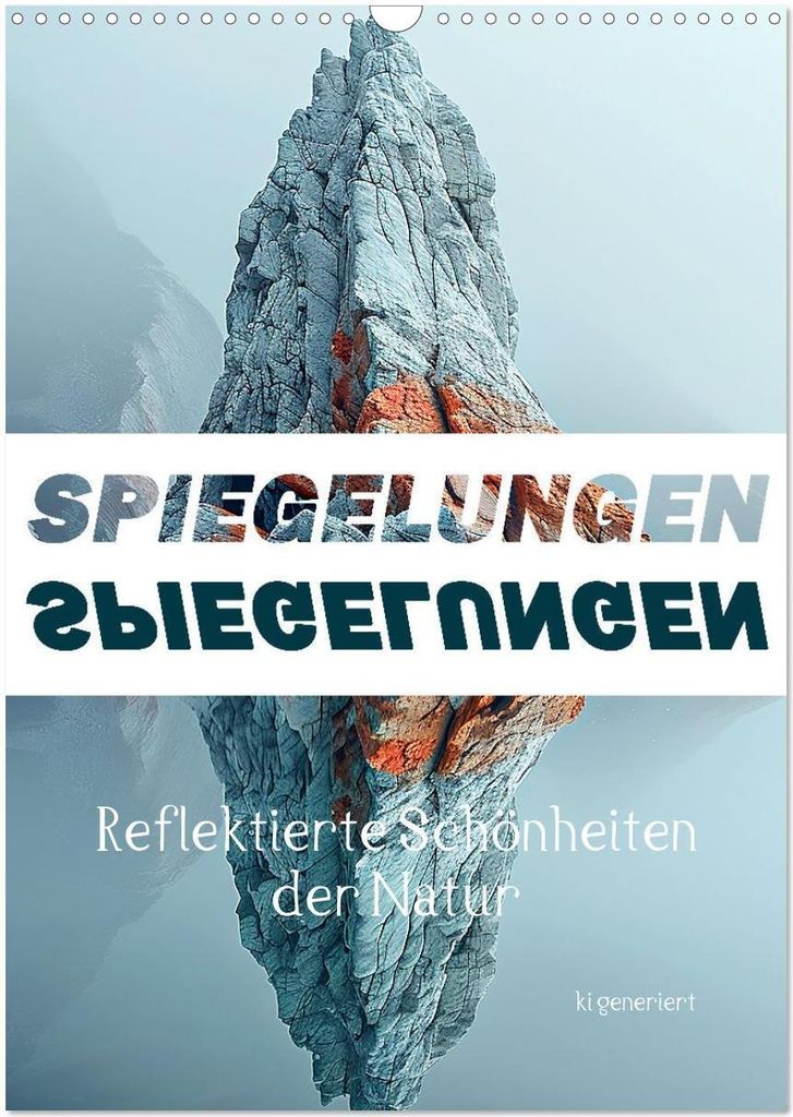 Spiegelungen - Reflektierte Schönheiten der Natur (Wandkalender 2026 DIN A3 hoch), CALVENDO Monatskalender