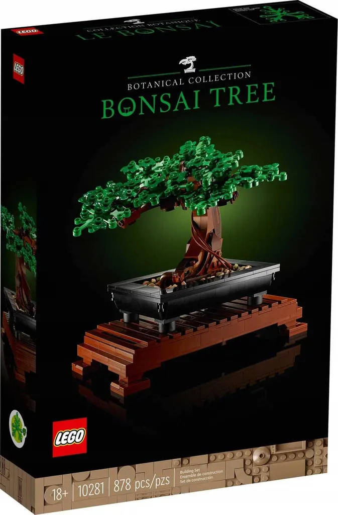 Bonsai Tree Lego 10281, Décoration de Bureau Zen et Cadeau Créatif