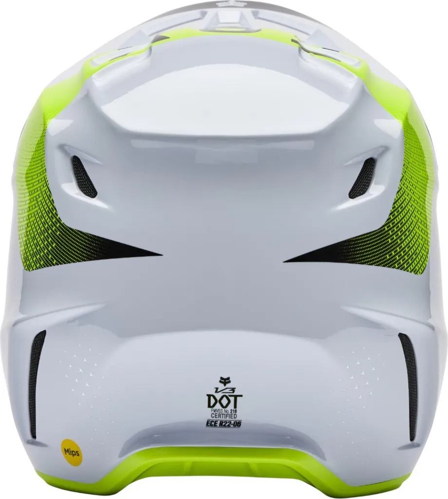 Casque Motocross Fox V3 Tine Blanc Taille S 55/56 pour Compétition MX - 5