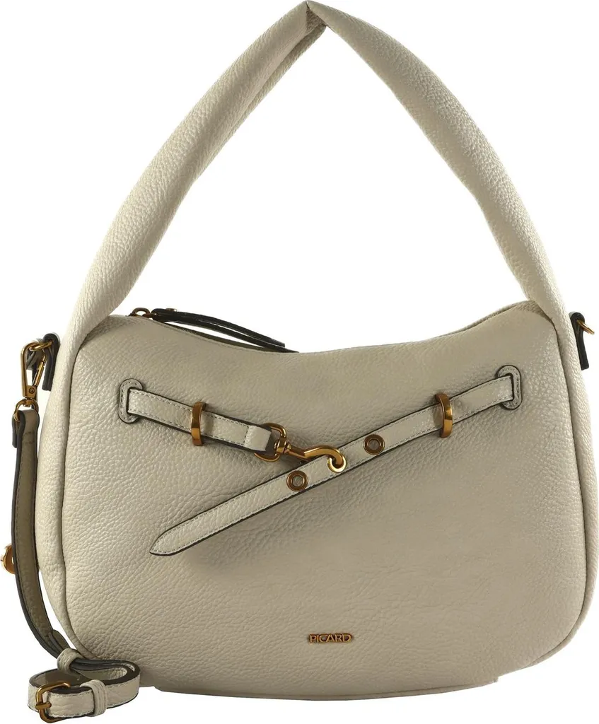 Picard Borsa a Tracolla Style - Essenzialità in Pelle Avorio Cream