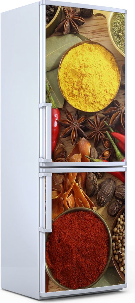 Magnete Dekorative - 60 cm x 180 cm - Küche Magnetmatte Kühlschrankmagnete - Gewürze Gemüse