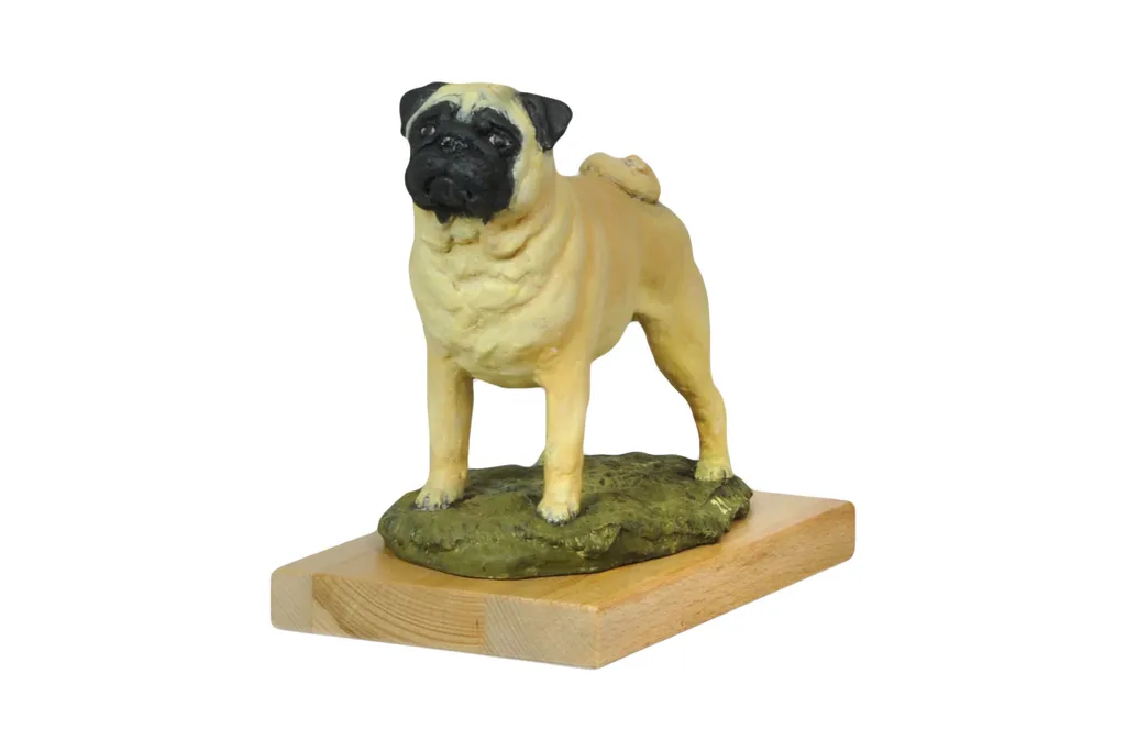 Sculpture de Carlin en Résine - Objet de Décoration Intérieure Chic - 3