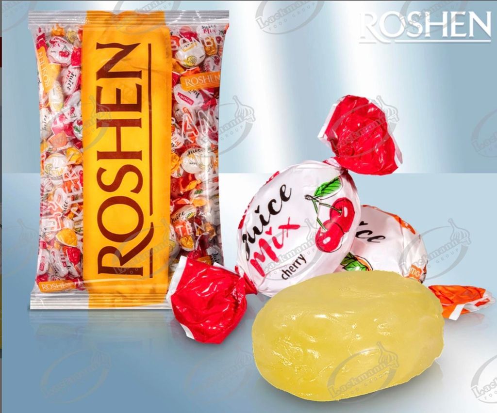 Roshen Juice Mix Fruchtbonbons mit Füllung 1 kg Produktbild 