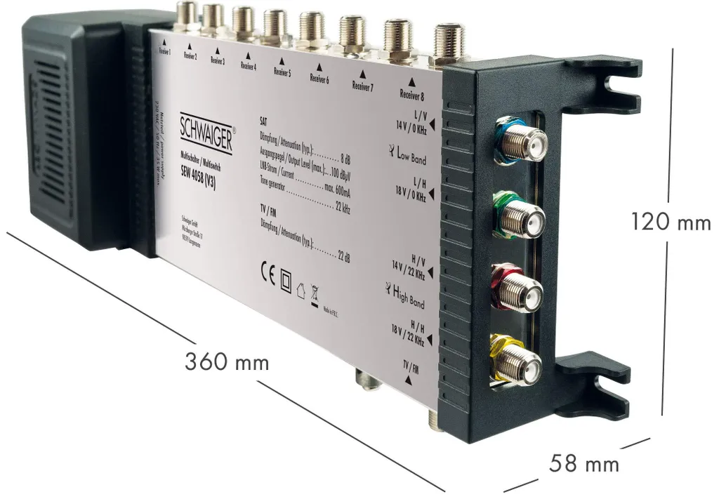 Solution Distribution Satellite pour Maison avec 8 Prises TV Indépendantes - 20