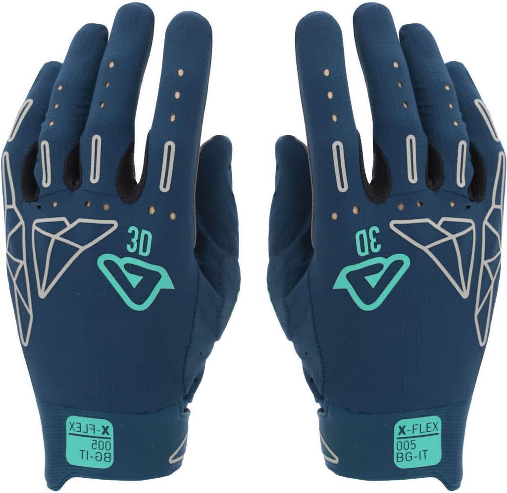 ACERBIS X-FLEX 2.0 Dunkelblaue Motocross-Handschuhe größe XL