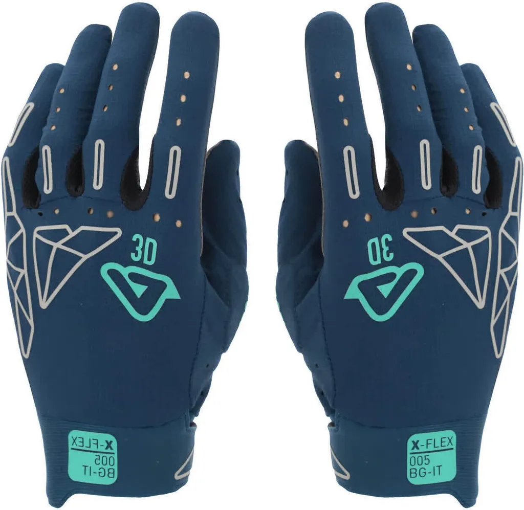 Gants de cross Acerbis X-Flex 2.0 bleu foncé taille S élastique et léger