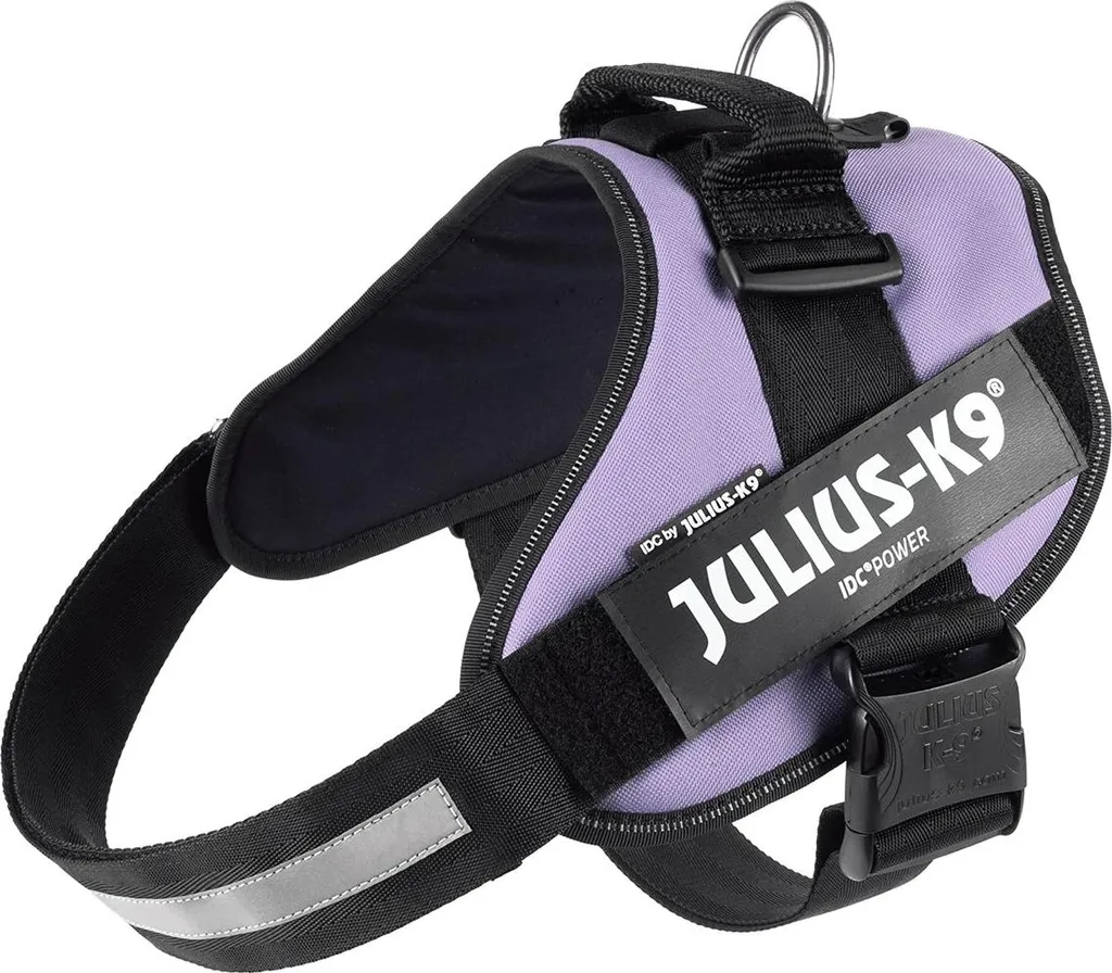 Harnais Julius-K9 IDC Violet Taille 3 XL avec Poignée et Réflecteurs