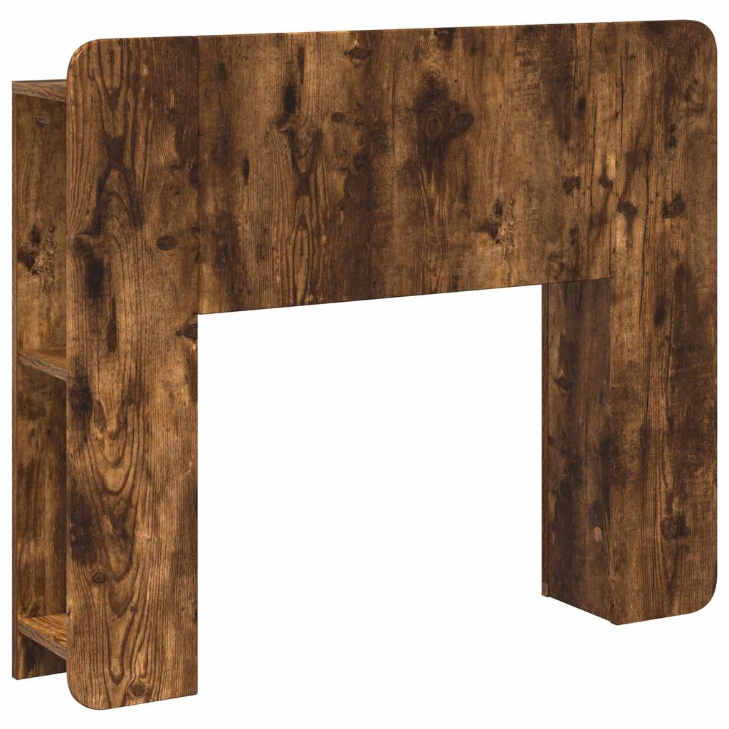 Kopfteil Schrank mit Speicher Geräucherte Eiche Holzwerkstoff - Kopfteile DE1681