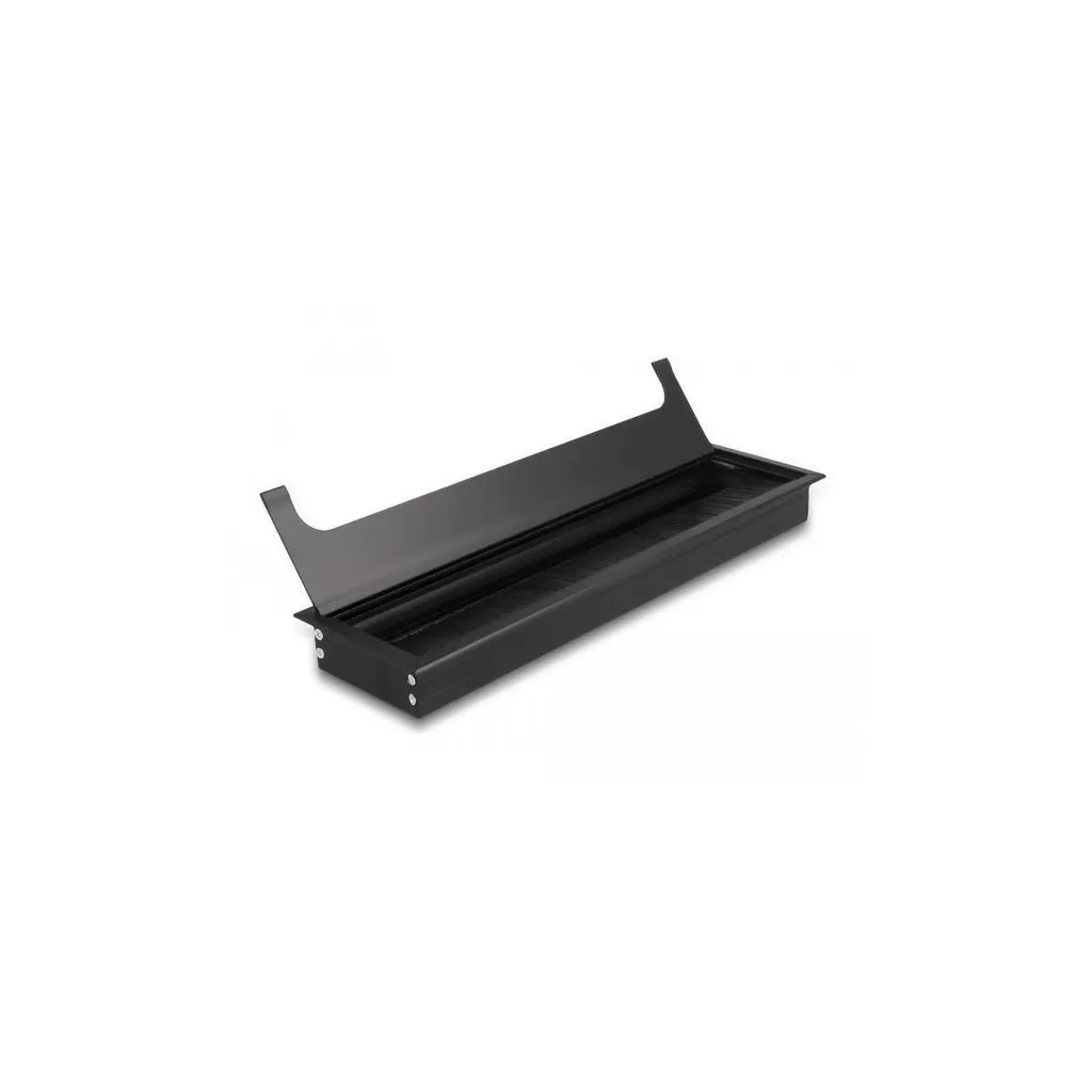 Passacavo Delock 66858 Nero 300x80mm: Organizzazione Cavi Professionale