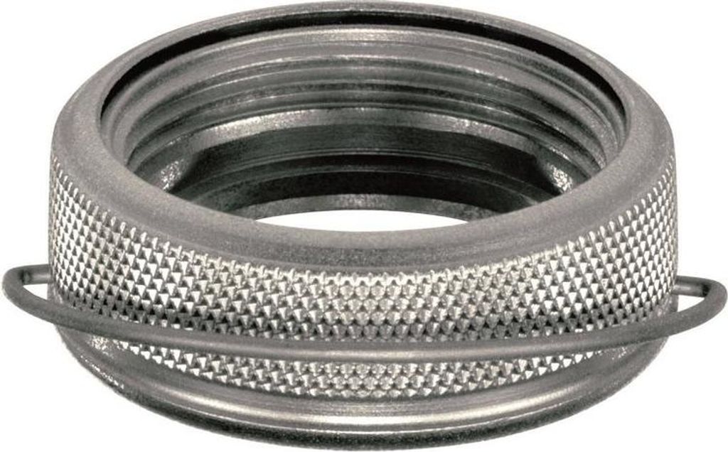 Anschlussmutter für K-, D- und F-Thermoköpfe mit Diebstahlschutz