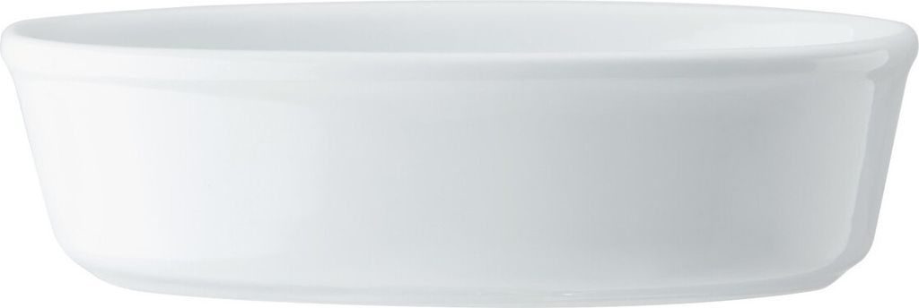 Tortenform, Backform, Auflaufform, Oval, 18 x 11,3 x 5,2 cm, 0,5 L, Porzellan - Mikasa | Kreide