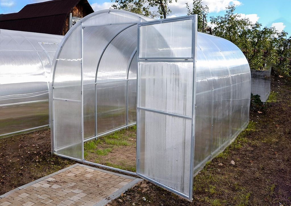 Gewächshaus inkl. GNOM 6x1,64m Bogen, Polycarbonat
