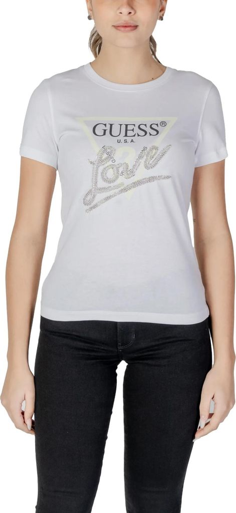 Guess T-shirt 200303200003 in PURE WHITE color size x-large