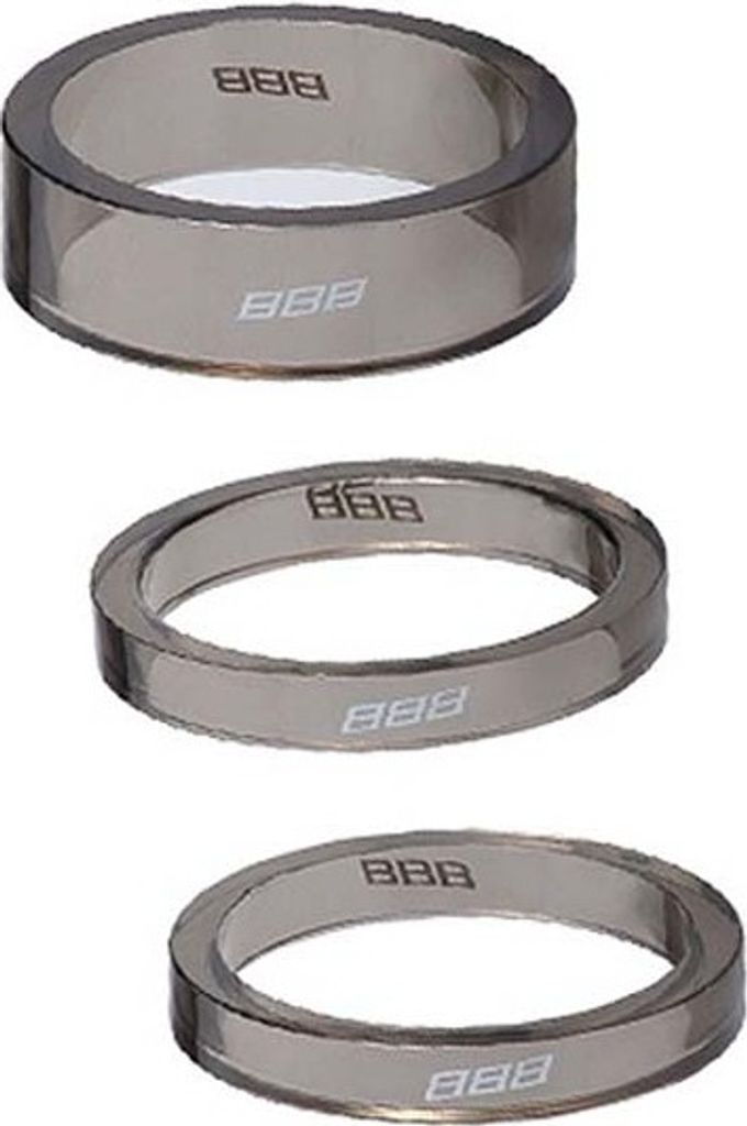 BBB Cycling Abstandhalter TransSpace 2x5mm 1x10mm 1 1/8" Produktbild 