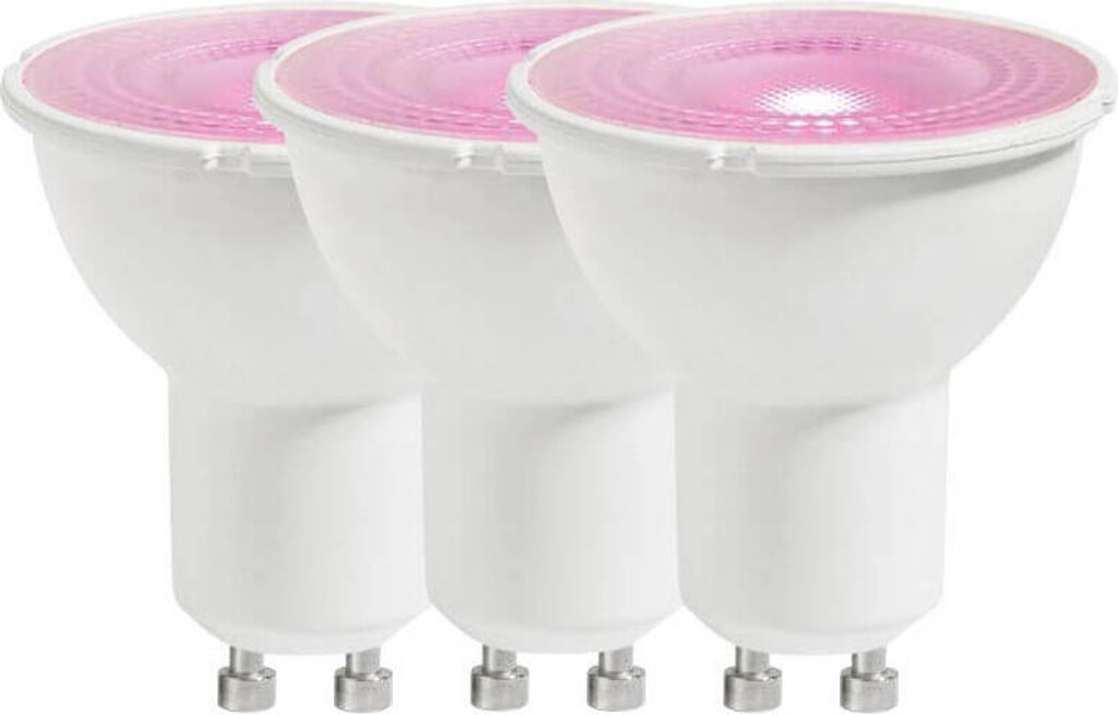 Nordlux 3er-Set 380lm LED Spot GU10 2700-6500K + RGB steuerbare Lichtfarbe 2270061000