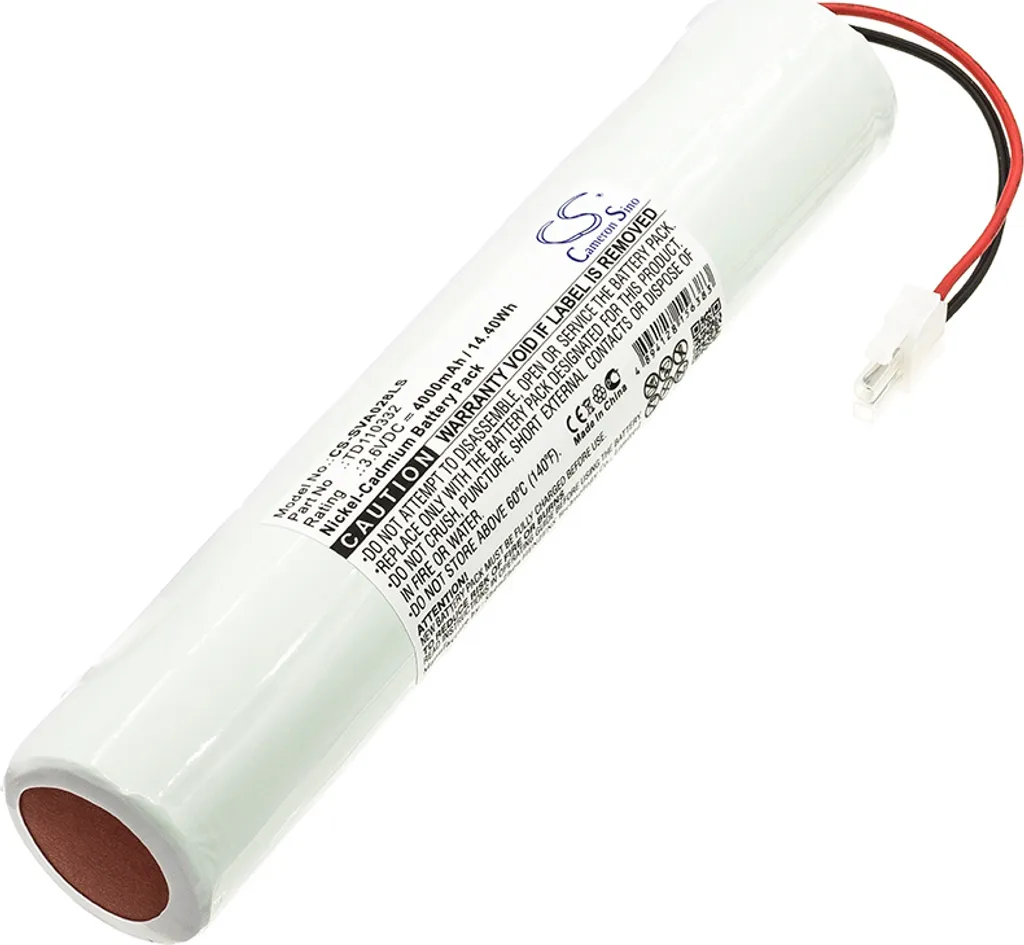 Batterie de Secours pour Schneider Everlux Ferro 329056000 et OVA EVX NiCd