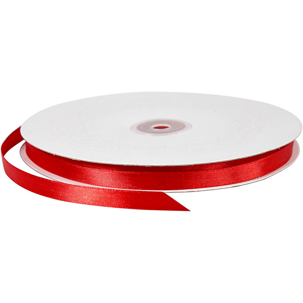 Creativ Company Satin Ribbon Rot, 100 m