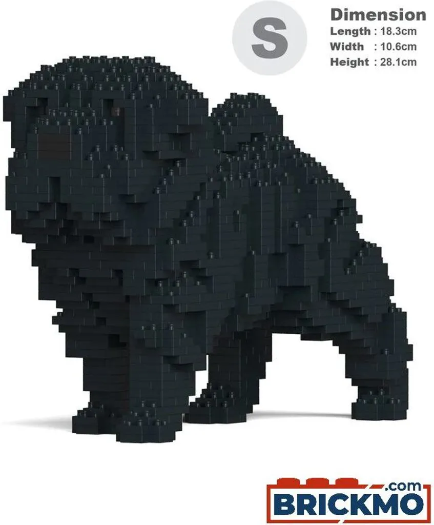 JEKCA Chien Shar Pei 01-M02 ST19PT53-M02 Jeu de Construction Blocs