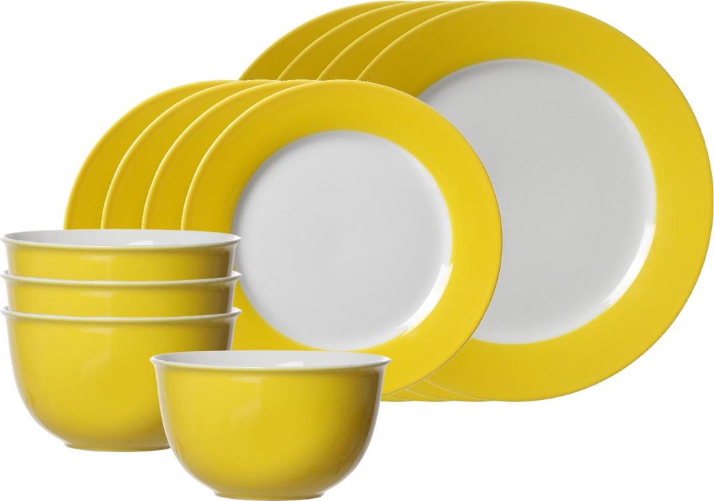 Ritzenhoff & Breker DOPPIO Basic-Set 12-teilig - Gelb