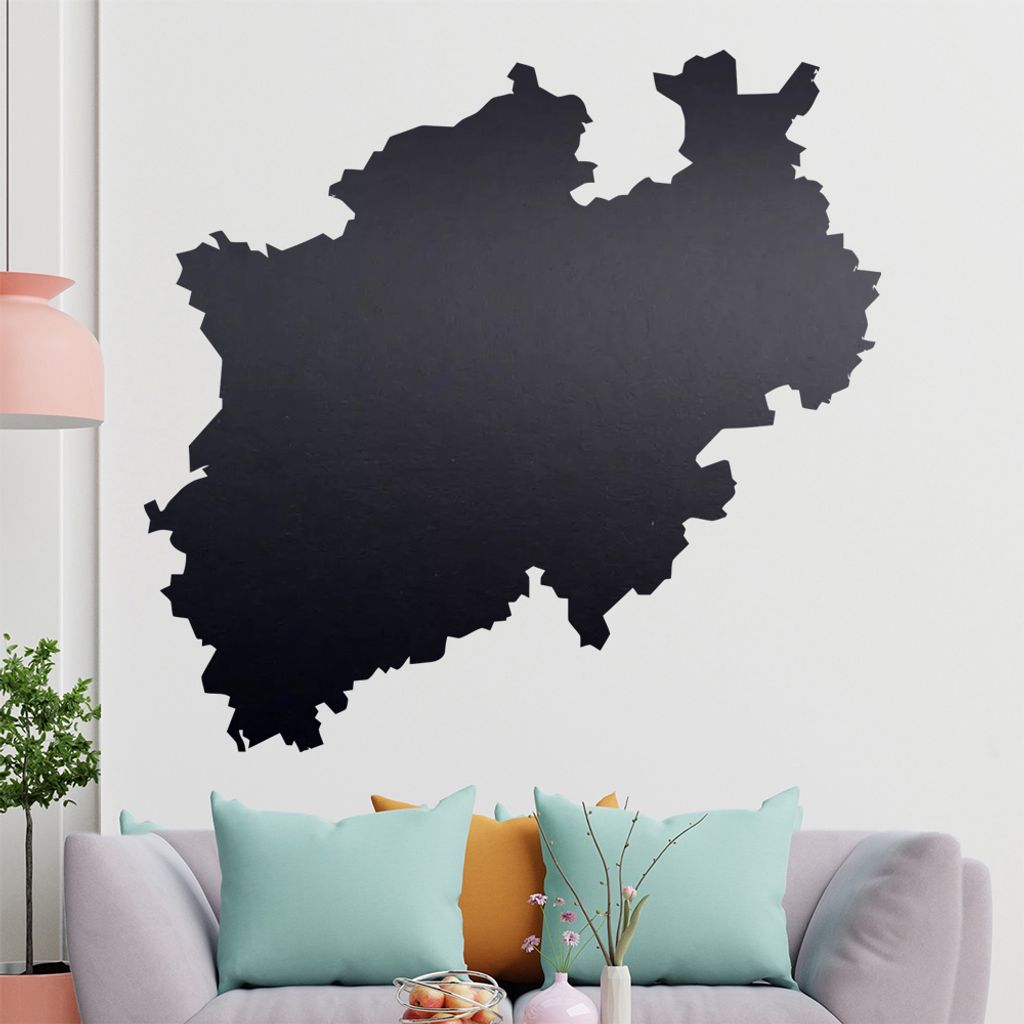 KIWISTAR Bundesland Nordrhein-Westfalen - Düsseldorf Kölner Dom Wandtattoo in 6 Größen - Wandaufkleber Wall Sticker - Dekoration, Küche, Wohnz...