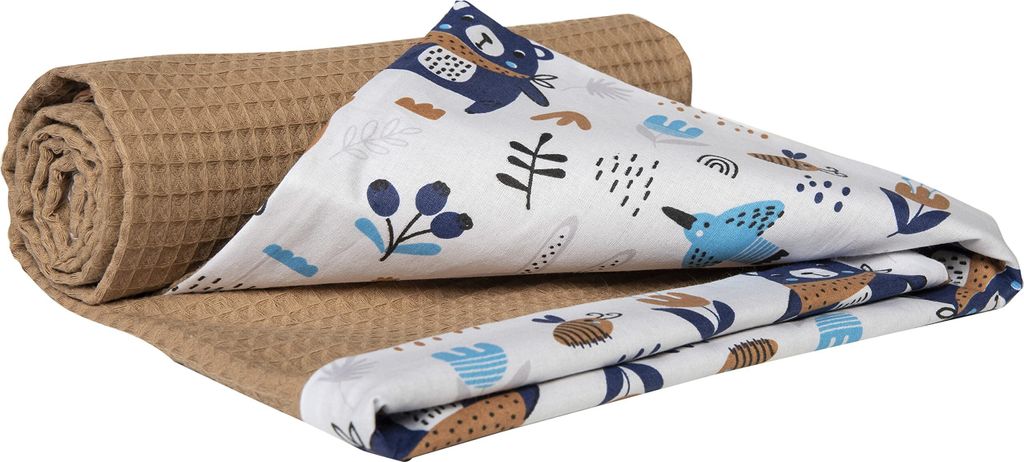 Copertina per neonati in cotone, 75x100 cm, stile boho con Immagine del prodotto 
