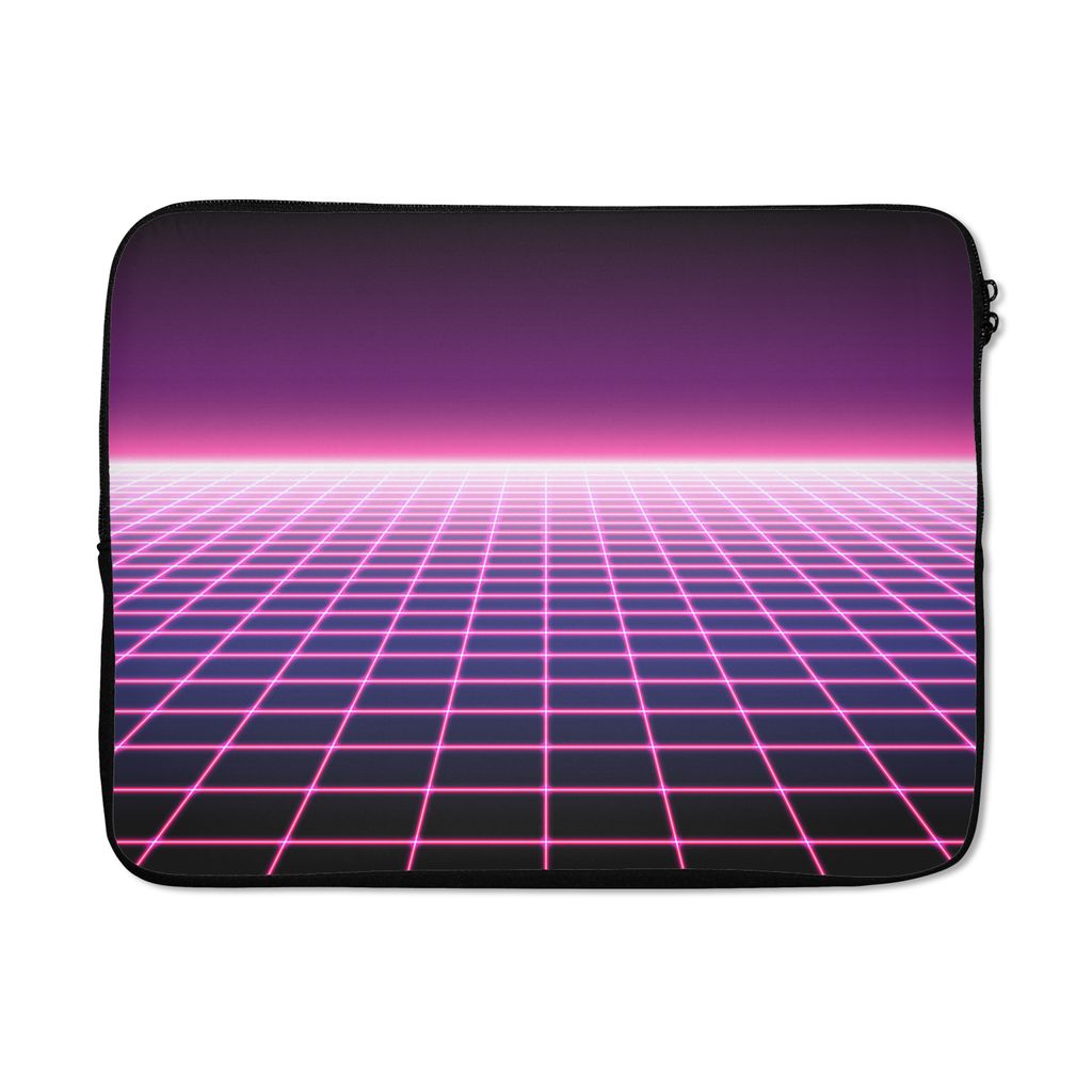 MuchoWow Laptop Hülle 15 Zoll Spiele - Retro - Neon Laptoptasche - Laptoptasche - Sleeve - Rundum-Schutz