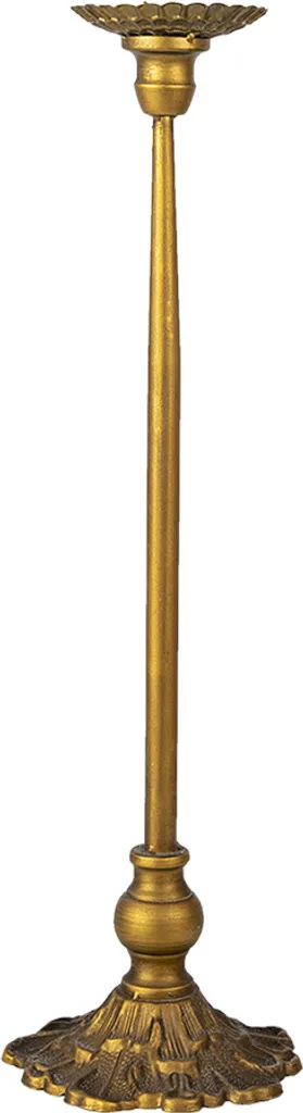 Lustre Fin en Fer Doré Ø 14x51 cm : La Solution pour Plafonds Étroits