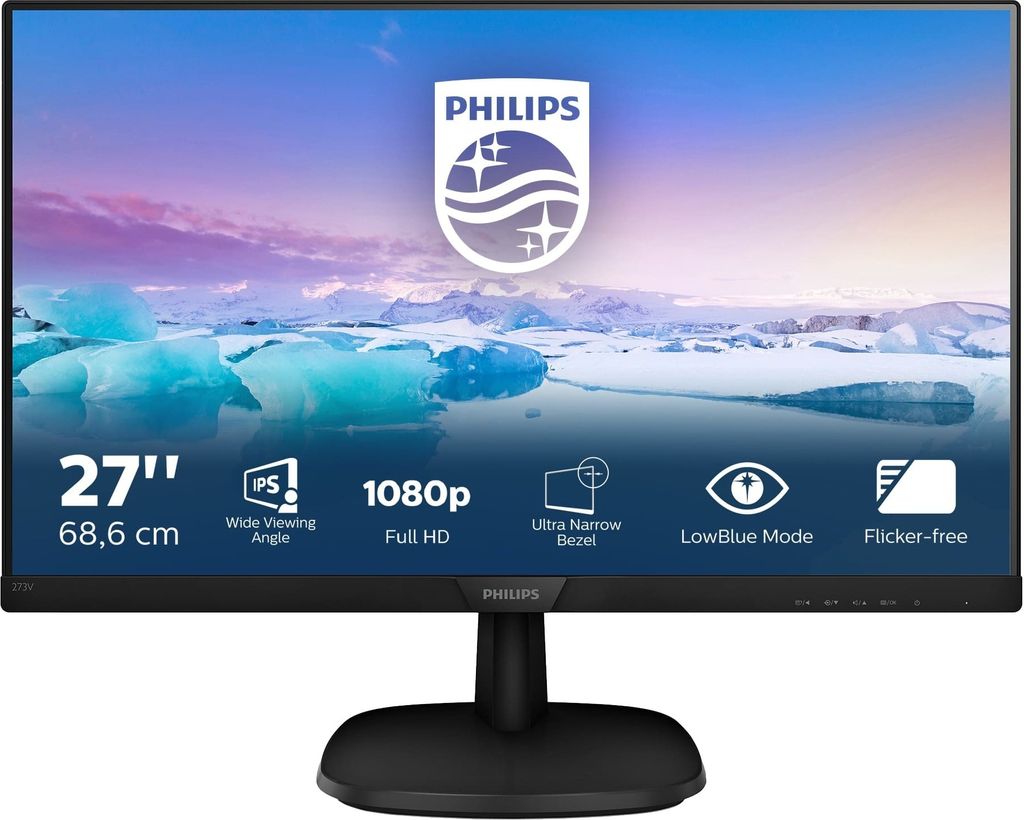 273V7QJAB/00 (68.6 cm (27 Zoll), schwarz, FullHD, IPS, Produktbild 