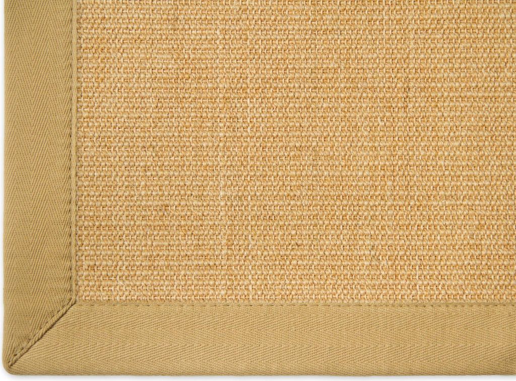 Astra Sisal Teppich Manaus mit Bordüre Farbe chablis beige 100% Sisal - 18 Größen, Größe: 80x160 cm