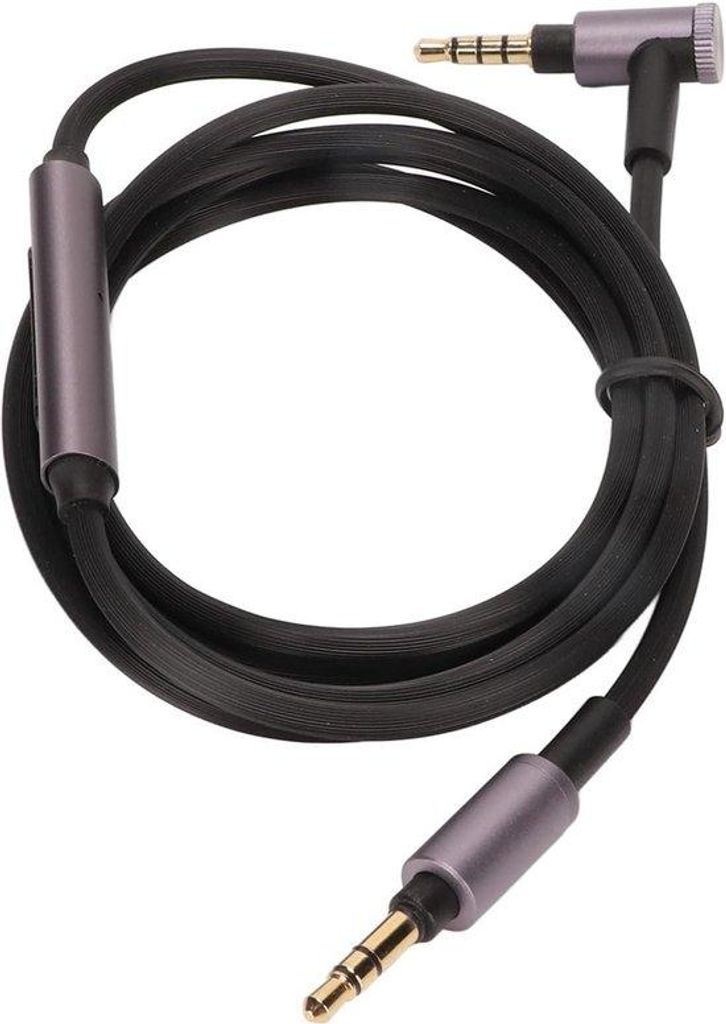 Upgrade-Kabel für Kopfhörer mit Mikrofon, kompatibel mit WH XB910N, 950BT, 900N, 700, MDR 1A, MDR 100abn, MSR7, 1rmk2, 100AAP, ATH MSR7
