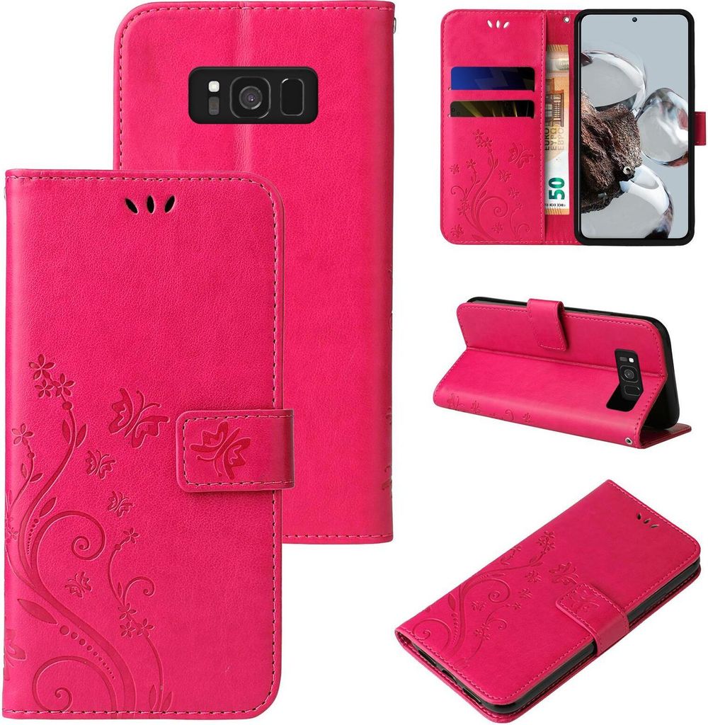 Handyhülle für Samsung Galaxy S8 Floral Blumen Produktbild 
