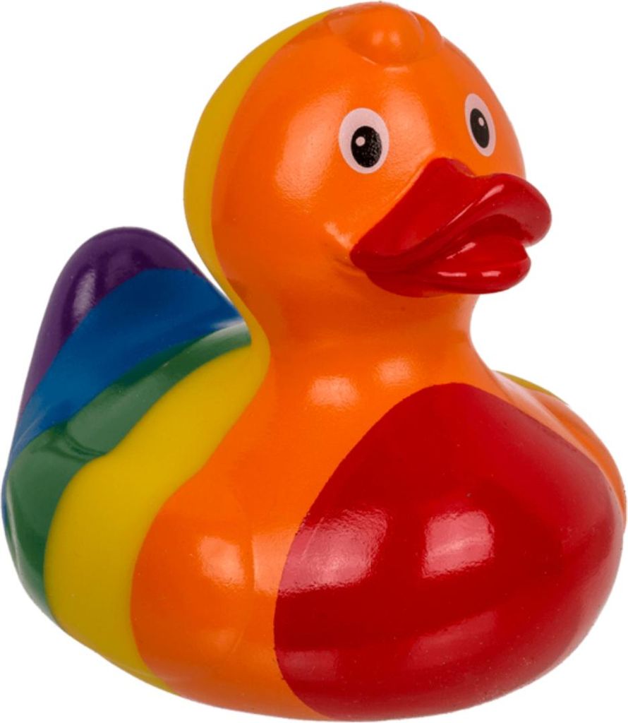 OOTB Regenbogen Quietsche-Ente Pride ca. 10 cm