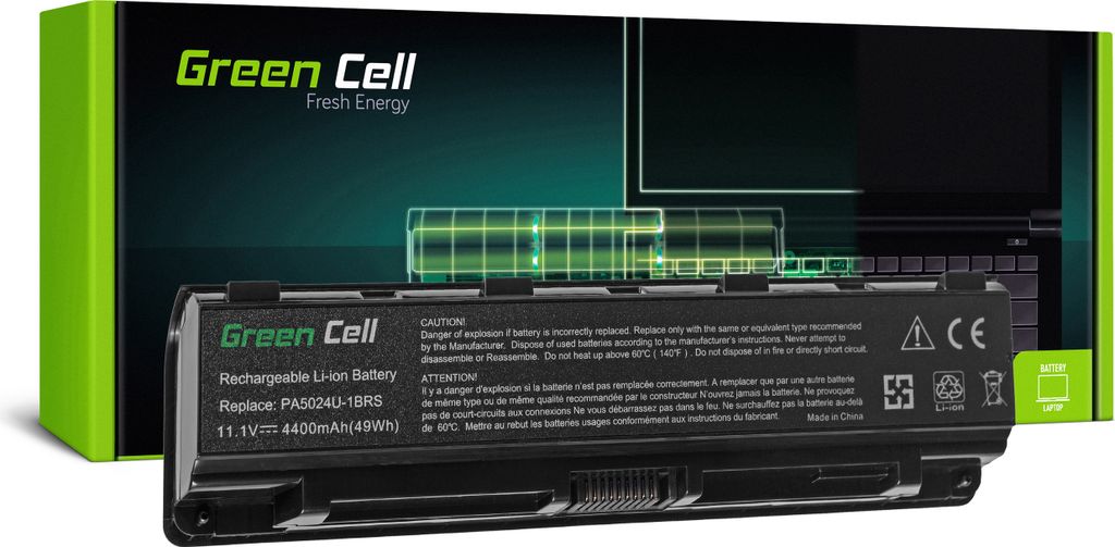 Green Cell Laptop Akku Toshiba PA5024U-1BRS PABAS259 PABAS260 Akku für Toshiba Satellite C850 C850D C855 C870 L850 L870 C855D C875 L850D L875 P875...