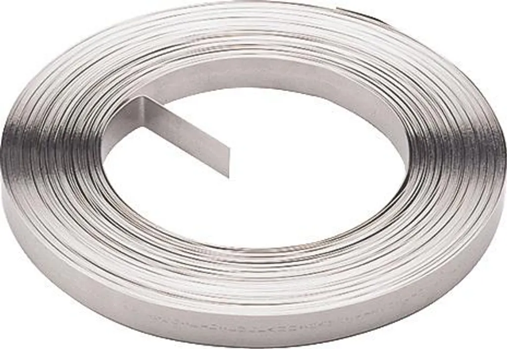 Bande de Serrage Inox C202 VA 1.4372 TEGUMA 6,3mm pour Maintenance