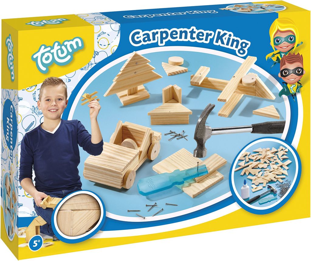 Carpenter King - Holz & Hammer Set Produktbild 