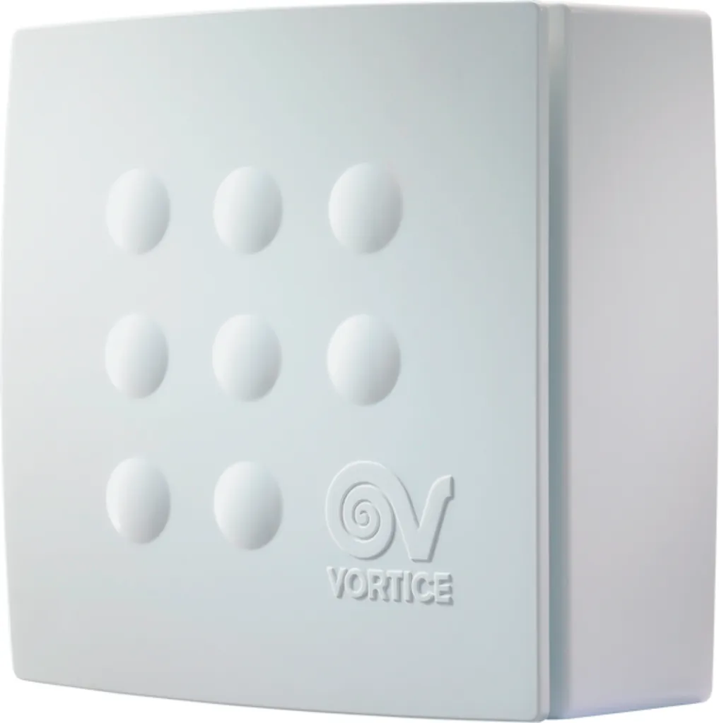Ventilateur de Salle de Bains Mural Vortice Quadro MICRO 80 Anti-Buée
