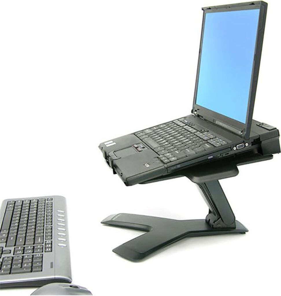 Ergotron Neo-Flex Notebook schwarz / Projector Lift Stand Belastbark. / 6.3kg Anhebg. / 15cm Neigung / 25° Schwenkg. 360°