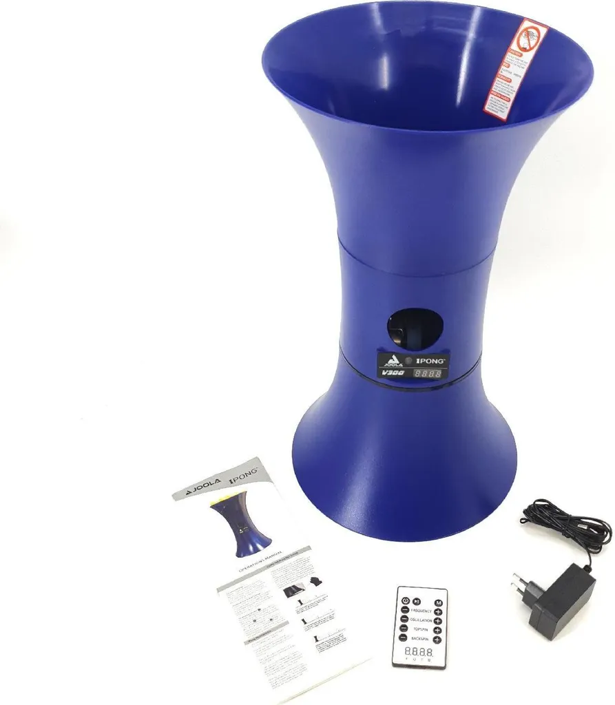 Lanceur de Balles Joola Ipong V300 Bleu avec Oscillation Variable - 10