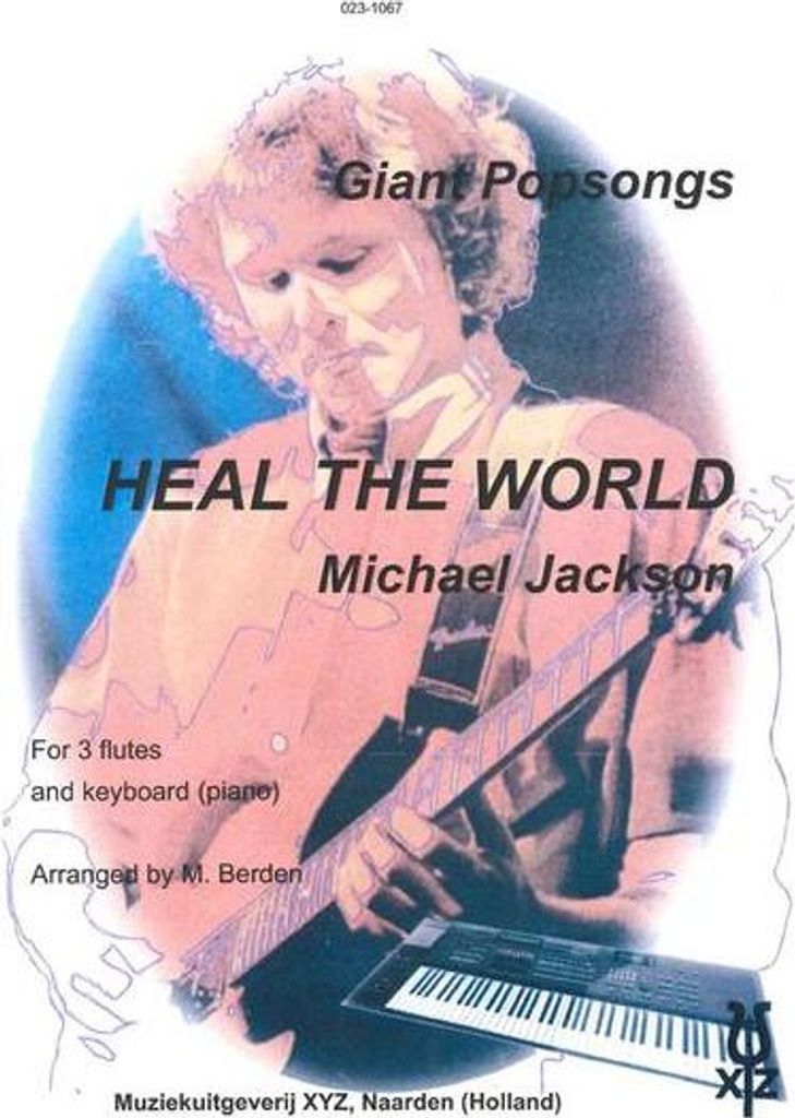 Heal the World for 3 flutesand keyboard or piano