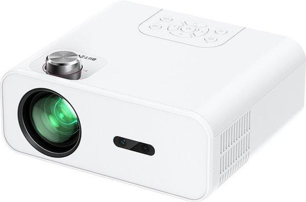 LED-Beamer mit automatischer Schärfeinstellung 1080P Auflösung 9000 Lumen 6D-Keystone-Korrektur Unterstützung für seitliche Projektion Bluetooth