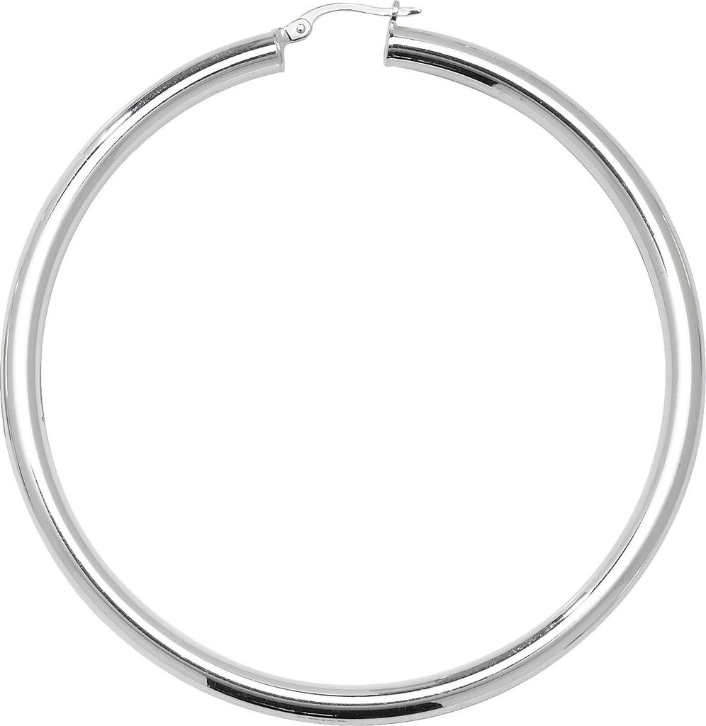 925 Sterling Silber Damen - Paar Creolen - 60mm; TRS11516MM60
